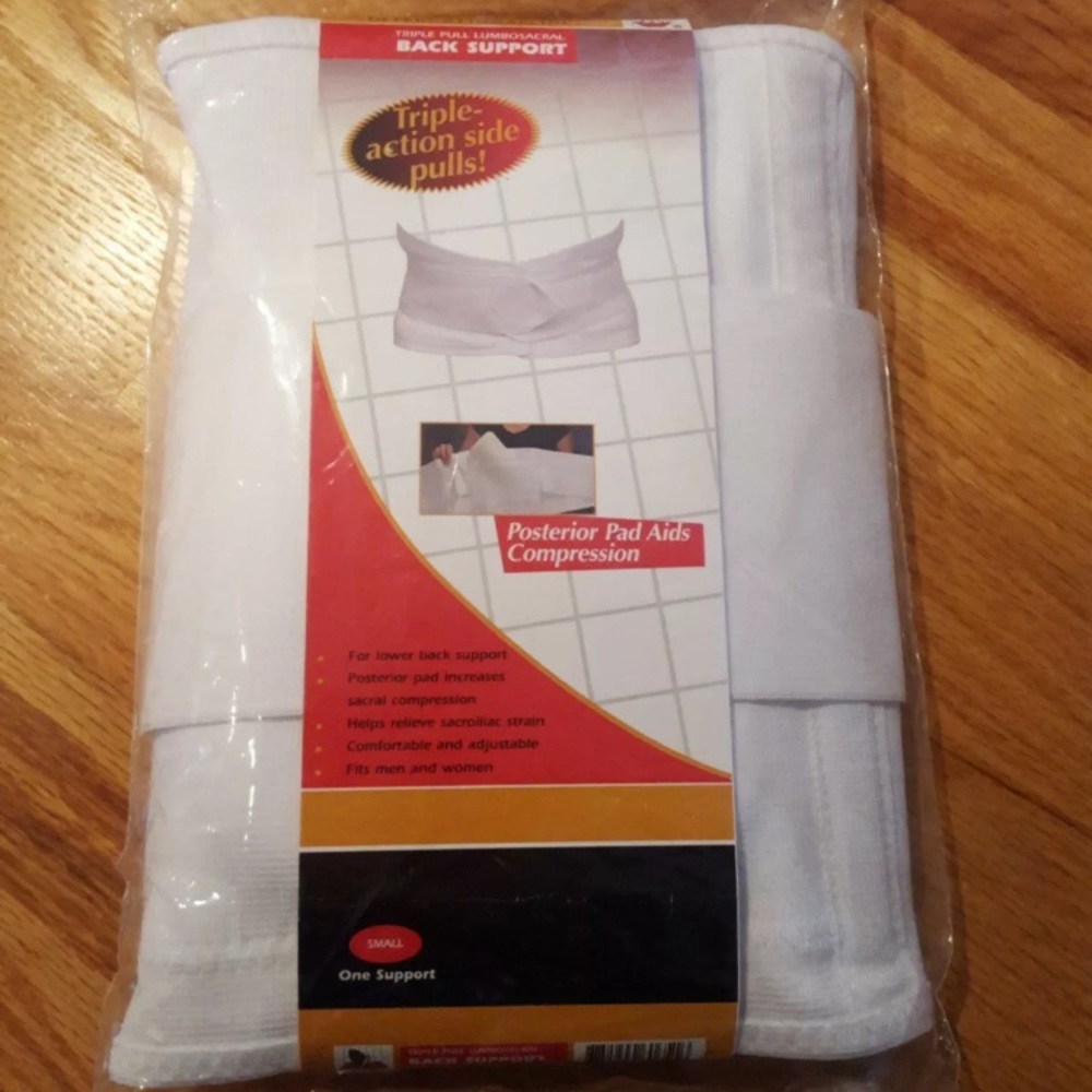 Back Sacral Pelvic Support Belt Triple Pull